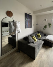 Load image into Gallery viewer, Silver Female Torso Lamp